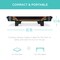 Best Choice Products 40in Air Hockey Arcade Table w/ 100V Motor, Electric Fan, 2 Strikers, 2 Pucks